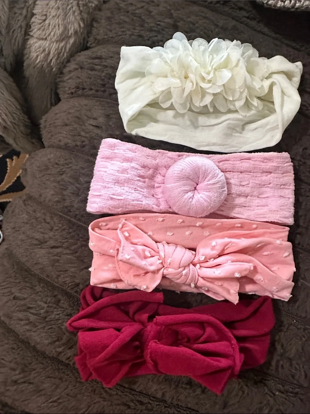 Set of 4 baby bling headbands